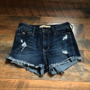 Holister Distressed Jean Shorts